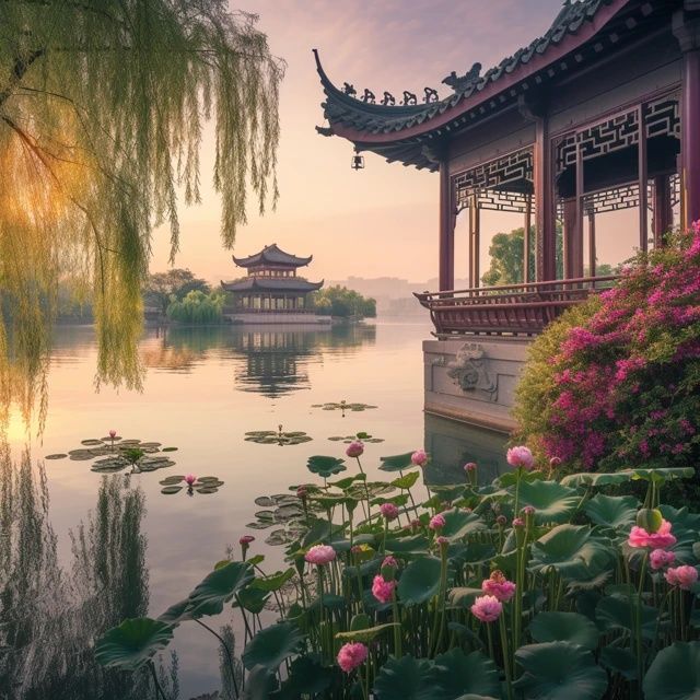 在炎炎夏日,杭州這座歷史悠久的城市,以其獨特的魅力吸引著無數游客