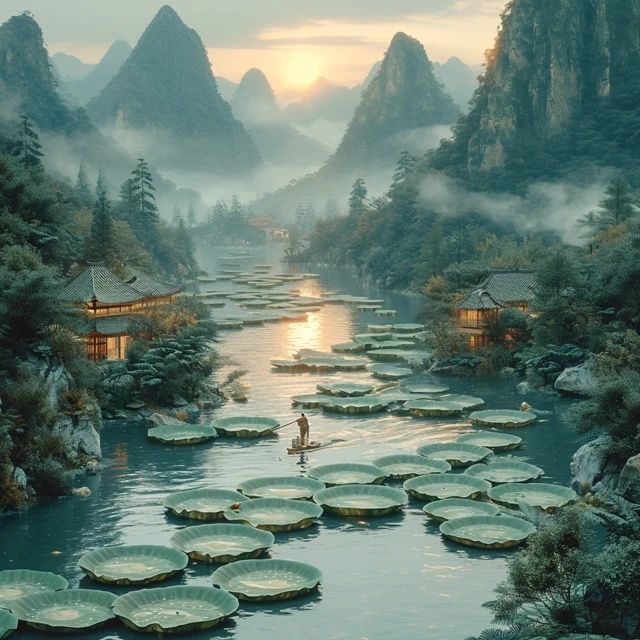 
中國仙境之旅：風(fēng)光美食雙重享，十大必游地探秘。