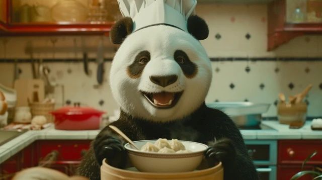 小福寶回國初次見媒體淡定品嘗美食超可愛