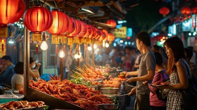 暑假期間,帶上您的家人,在深圳非常值得去的集小吃,美食,娛樂(lè)匯集一體的夜市