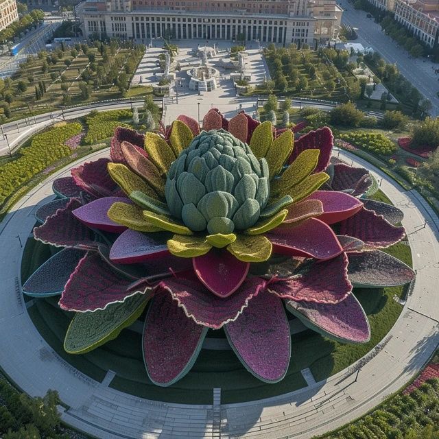 花開朝陽花卉扮靚四環(huán)主路城市綠道變身“花卉長廊