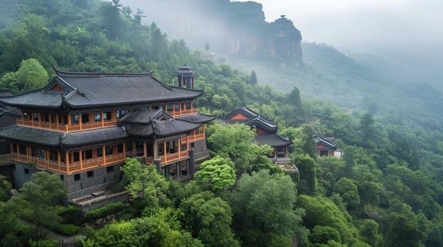 探秘中國佛教圣境：山西五臺山寺廟之旅，體驗千年工藝與禪意文化