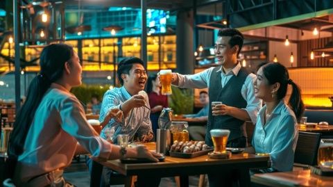 夏日狂歡圣地：三水西甲啤酒廣場，暢飲美食，歡樂無限！