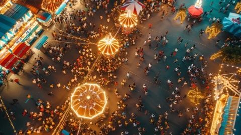 熱鬧廟會上的一次意外插曲：人潮、美食與古董背后的故事