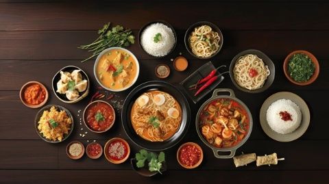 鞍山之旅:探索美食之都的健康烤冷面文化