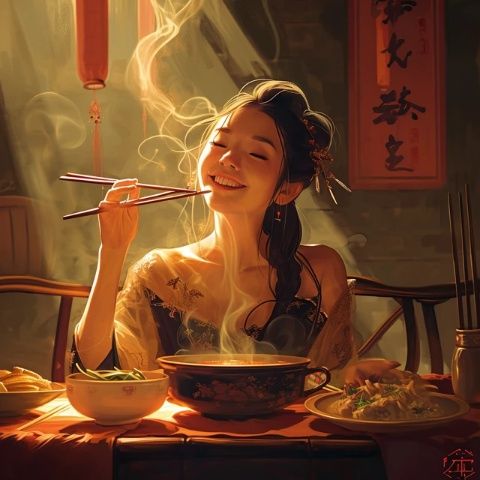 鞍山之旅:探索美食之都的健康烤冷面文化