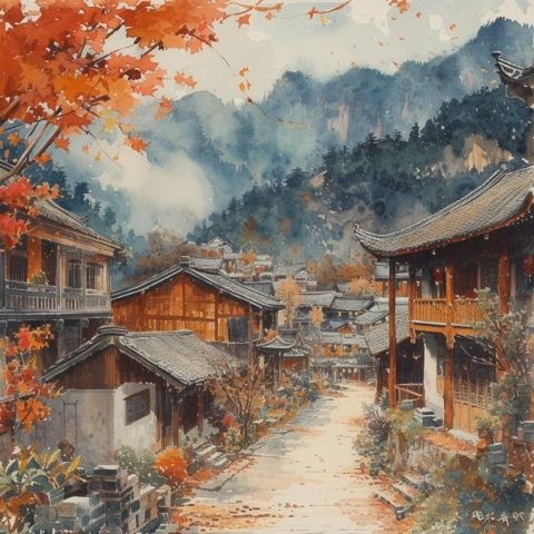 浙江臺州:探訪中國畫里的村莊東屏古村