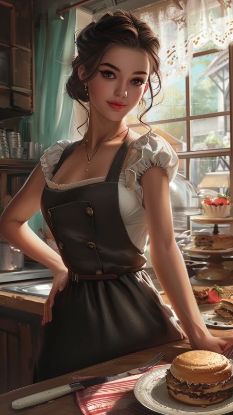 星二代學廚手藝精湛，女兒烹飪展露才華，甜美長相令人驚艷