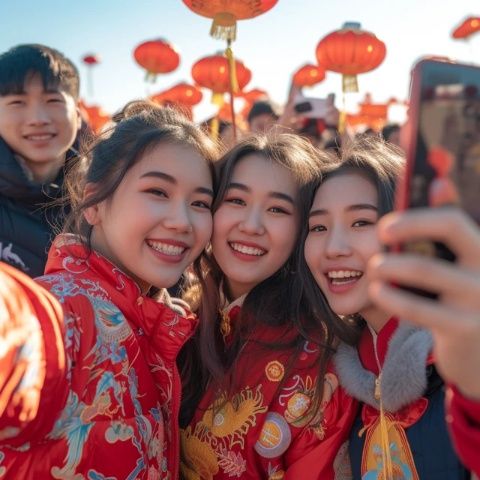 南龕公園春節前夕游客潮：巴中全域旅游新篇章