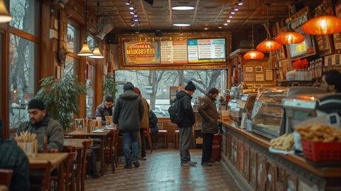 良心早餐店,炸土豆酥脆可口,三塊錢讓你吃撐,實在!