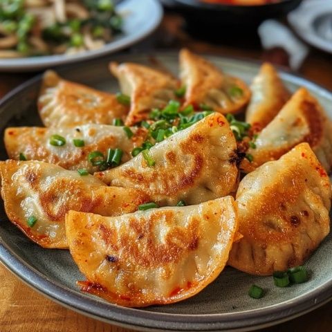 武漢特色小吃“鍋貼”：餃子般的外觀，獨特風味，夜市的繁華美食記憶