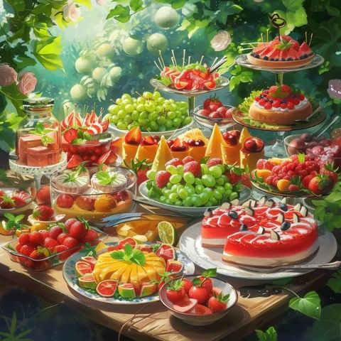 夏日美食繪：我最愛的18幅插畫盛宴