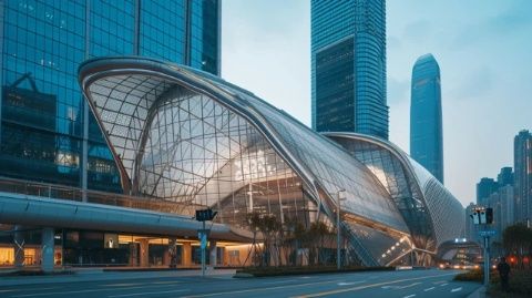 大連友誼商城“消費入座”提示牌:人民路漫步中的獨特風景