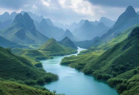 印江土家族自治縣山水之間的風情畫卷