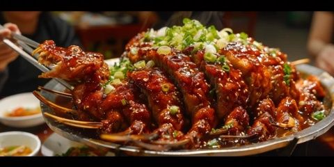 東平湖地區以其豐富的水產資源和獨特的烹飪技藝,孕育了眾多令人垂涎的特色美食