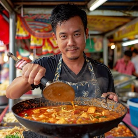 泰國曼谷美食之旅:趙二寶帶你嘗遍街頭巷尾的美食盛宴