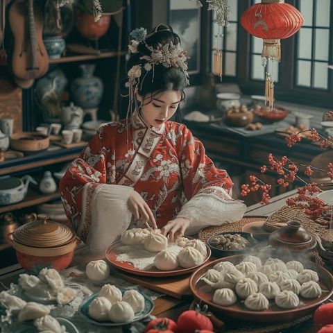 祥云味道之彝族姐妹手工制作糍粑湯圓，傳承農(nóng)耕文化與美味傳統(tǒng)