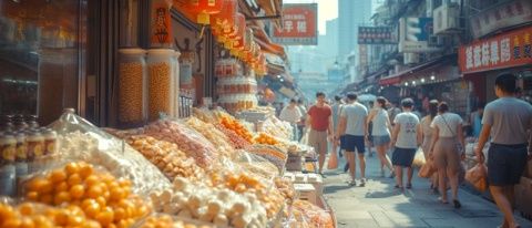 探秘淮安南門小吃街:誘人糯米糕、烤面筋,不可錯過的地道美食!