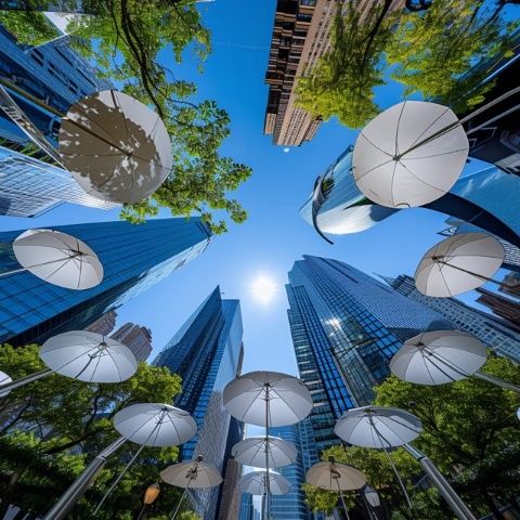 午餐時節，游蕩在外灘
