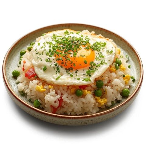 家庭版豬油炒飯做法分享，粒粒分明，香濃可口！