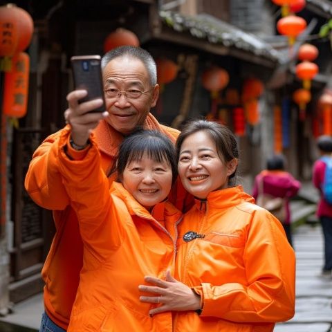 全紅嬋傾情挑選頂級手機:孝心滿滿午后暖心獻母
