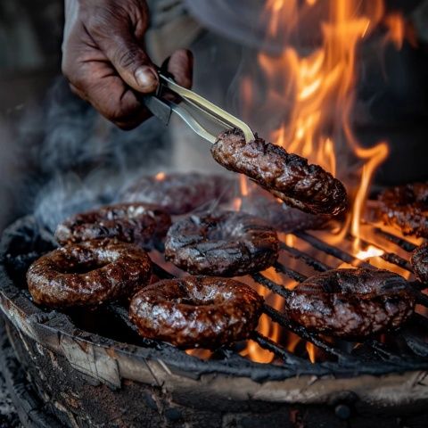 一道料理，兩種情感！炭火慢烤出的肉香四溢，引領著我們進入了一場肉食者的狂歡。