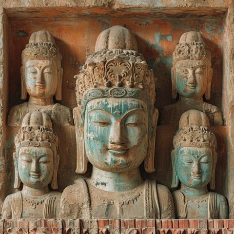 世界文化遺產：山西大同云岡石窟，距今已有1500多年歷史
