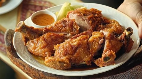 今天做一個(gè)百分之九十五的人都沒(méi)吃過(guò)的腐乳炸雞