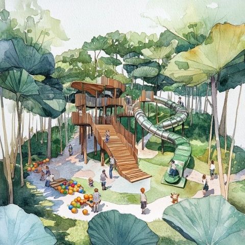 這里是夏天的避暑圣地,孩子們的天然游樂園,擁有豐富野生動植物