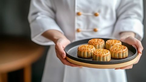 曝光：黑心企業用面粉做月餅皮月餅成空殼