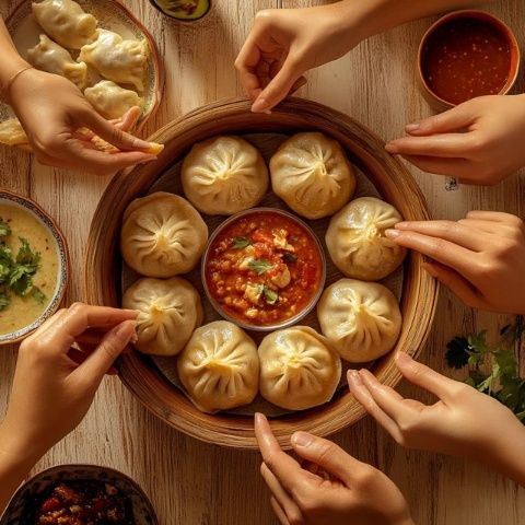 扎賚諾爾區(qū)美食之旅（魚批子、饹馇等）