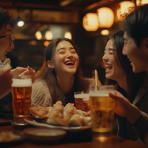 燒烤店內(nèi)不凡夜：六名日本游客與中國(guó)奧運(yùn)熱情的意外相遇