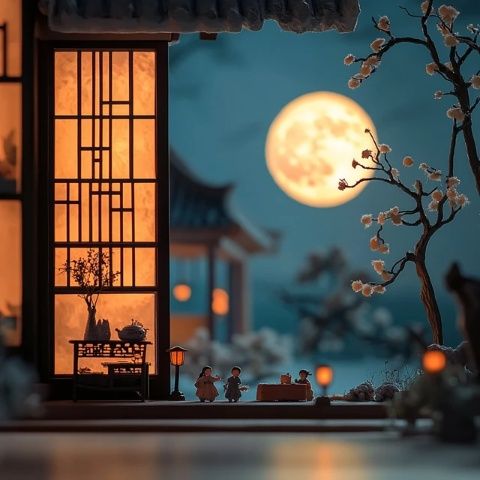 中秋佳節(jié)賞明月,品鑒國臺酒,家宴歡聚溫馨時光