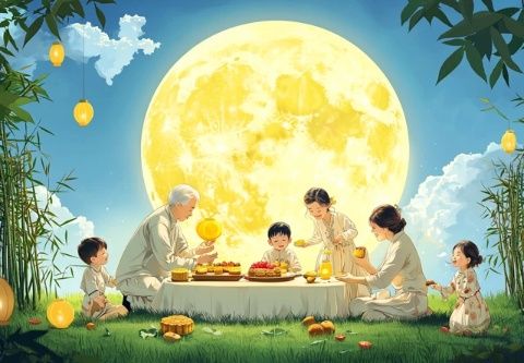 中秋佳節(jié)賞明月,品鑒國臺酒,家宴歡聚溫馨時光