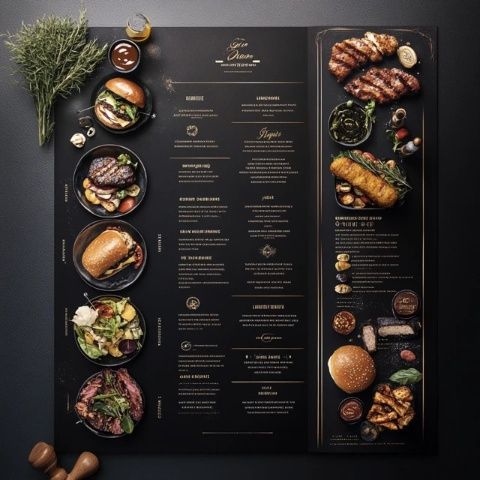 美食畫冊品牌設計
