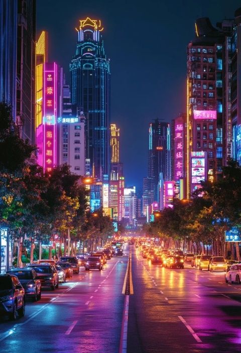 夜幕低垂，星辰點(diǎn)點(diǎn)，廣州這座燈火輝煌的不夜城正演繹著它獨(dú)有的繁華與喧囂