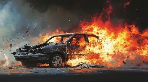 中國揚州一家汽車內飾廠發生火災事故