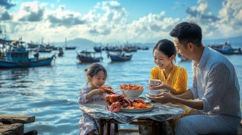 河北昌黎沿海美食干咸魚