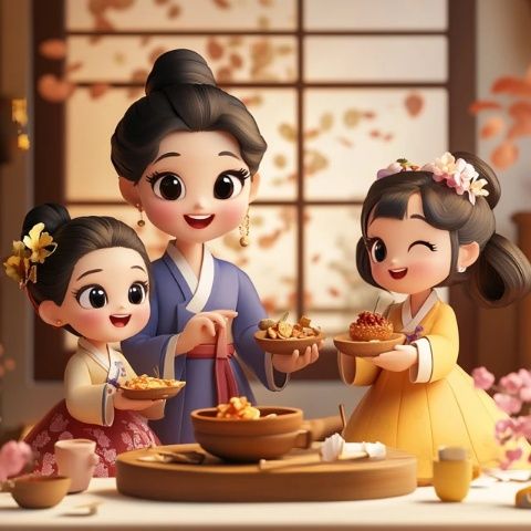 直播教學(xué)：瀟瀟大姑姐耐心指導(dǎo)安安小仙女學(xué)做餃子，傳承節(jié)日團圓文化