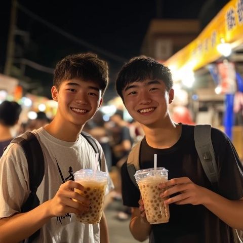 在廣西梧州市,晚上10點了,在一個中學(xué)的對面街夜市