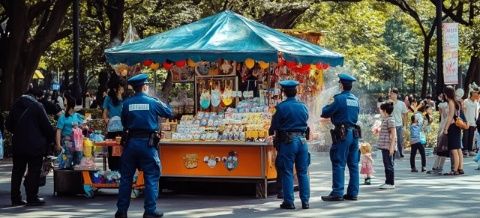 國慶柳州一店面生意火爆，排隊進別人小區(qū)，也是很拼啊…