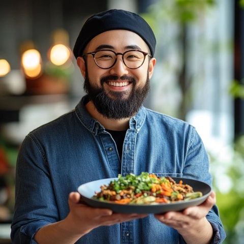 小黃為家人做了一頓飯,原因自從媽媽和大姨來美國后,做的大部分都是米飯和面條