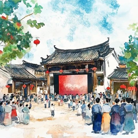 這里是：中華大地上，各地文化藝術節閃耀光彩