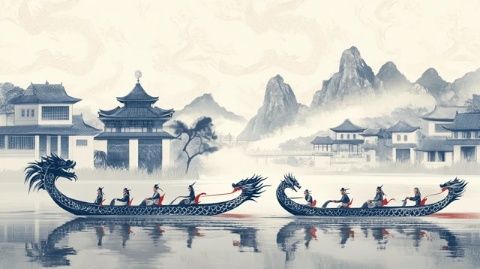賽龍舟包粽子過端午