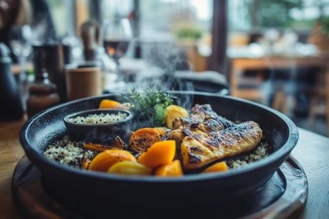 站臺上的美食盛宴