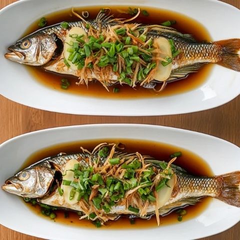 家庭必備蔥香鱸魚,簡單易學的美味佳肴!