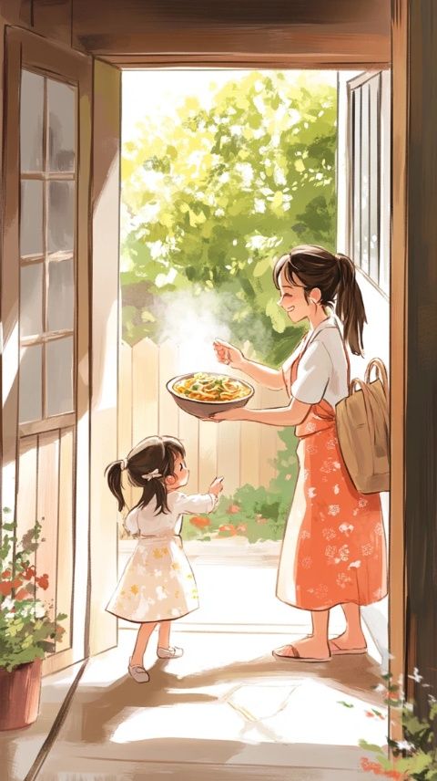 未來婆婆給我盛了一大碗飯,夾了許多菜,我:這飯量我能吃完?