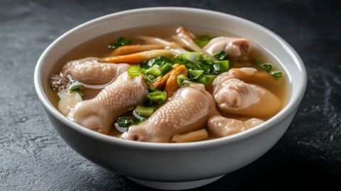 教你做地道嶗山農(nóng)家宴，嶗山菇燉雞，湯鮮味美，做法簡單又好學