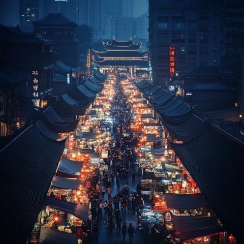 豫園夜市盛啟!國潮主題街區食玩校場帶你體驗Z世代潮流盛宴