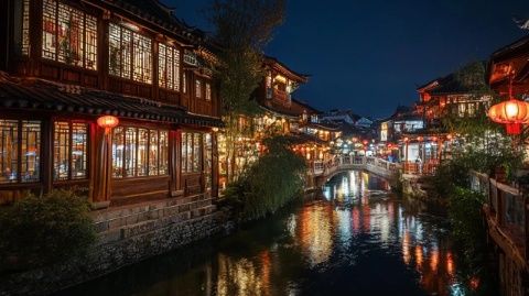 蘇州傳統文化探秘：古代沿街戲臺與河上觀劇習俗